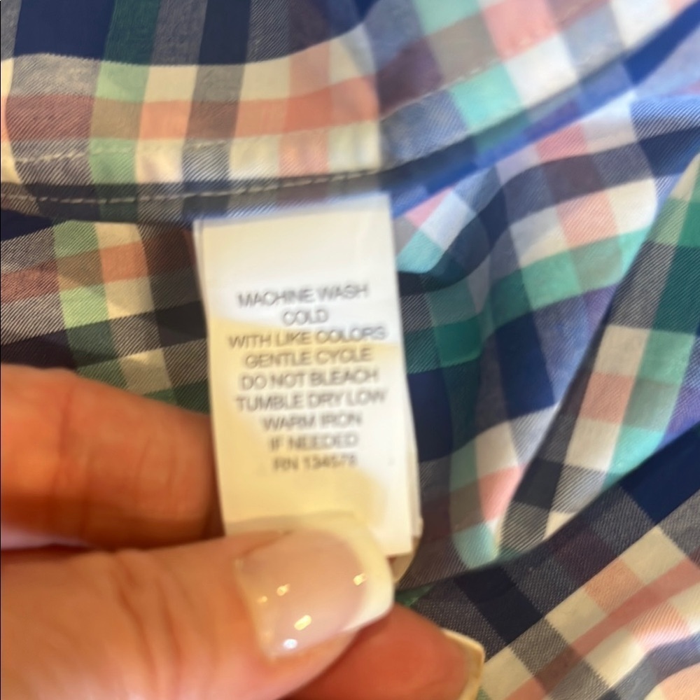 NWOT VINEYARD VINES Men's Multicolor Plaid Shirt SIZE L - Picture 9 of 9